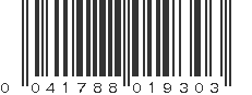 UPC 041788019303