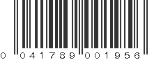 UPC 041789001956