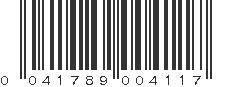 UPC 041789004117