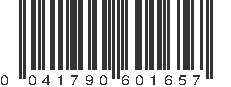 UPC 041790601657