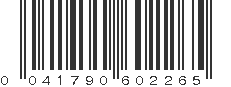 UPC 041790602265