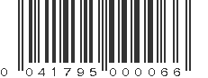 UPC 041795000066