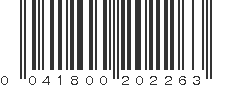 UPC 041800202263