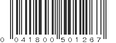 UPC 041800501267