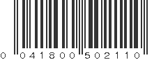 UPC 041800502110