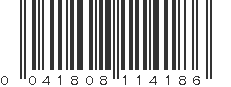 UPC 041808114186