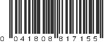 UPC 041808817155