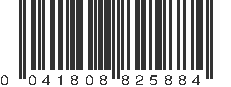 UPC 041808825884