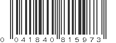 UPC 041840815973