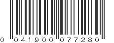 UPC 041900077280