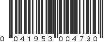 UPC 041953004790