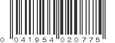 UPC 041954020775