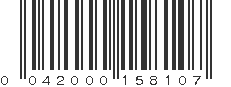 UPC 042000158107