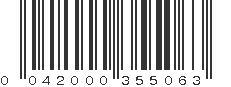 UPC 042000355063