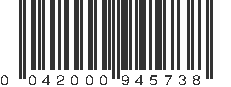 UPC 042000945738