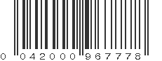 UPC 042000967778