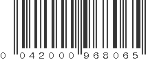 UPC 042000968065