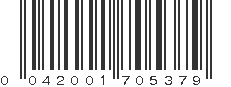 UPC 042001705379