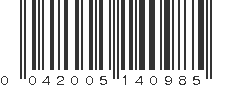 UPC 042005140985