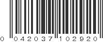 UPC 042037102920