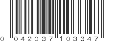 UPC 042037103347