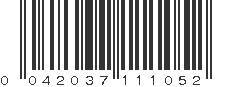 UPC 042037111052