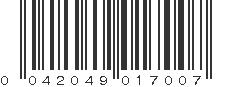 UPC 042049017007