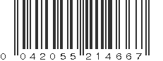 UPC 042055214667