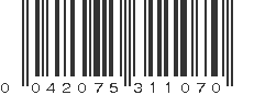 UPC 042075311070