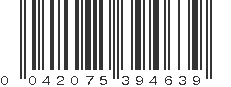 UPC 042075394639
