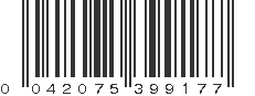 UPC 042075399177