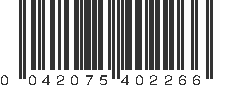 UPC 042075402266