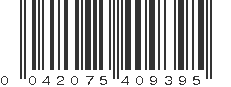 UPC 042075409395