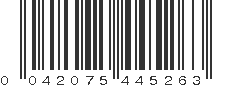 UPC 042075445263