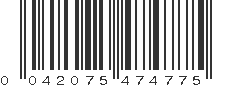 UPC 042075474775