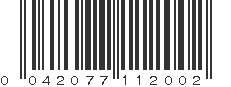 UPC 042077112002