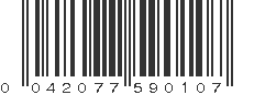 UPC 042077590107