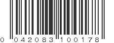 UPC 042083100178