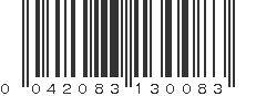 UPC 042083130083