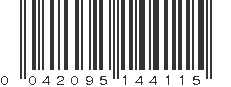 UPC 042095144115