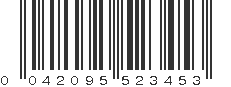 UPC 042095523453