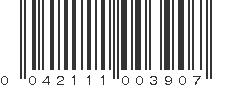 UPC 042111003907