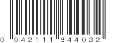 UPC 042111644032