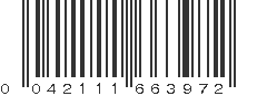 UPC 042111663972