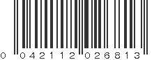 UPC 042112026813