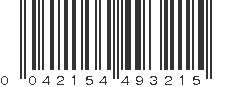 UPC 042154493215