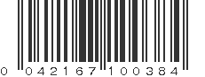 UPC 042167100384