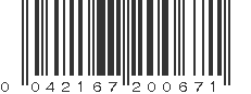 UPC 042167200671