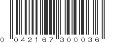 UPC 042167300036