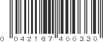 UPC 042167400330